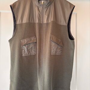 RUDSAK Olive Green Sleeveless Zip-Up Vest